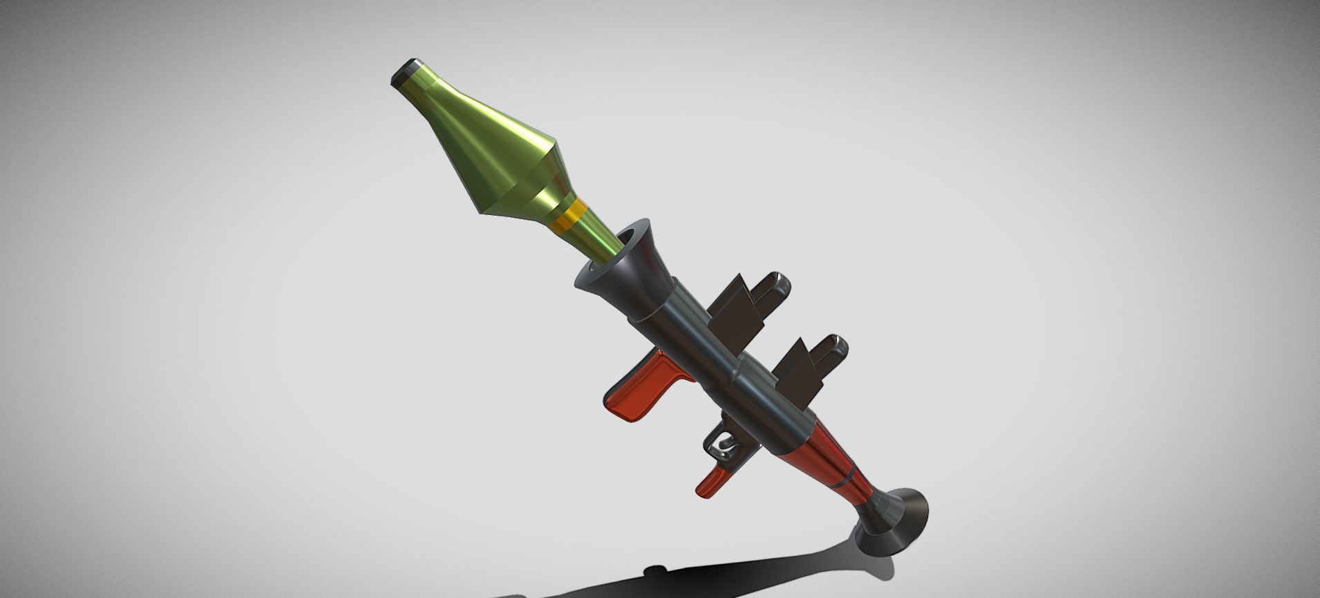 Fortnite RPG Launcher 3D model_6