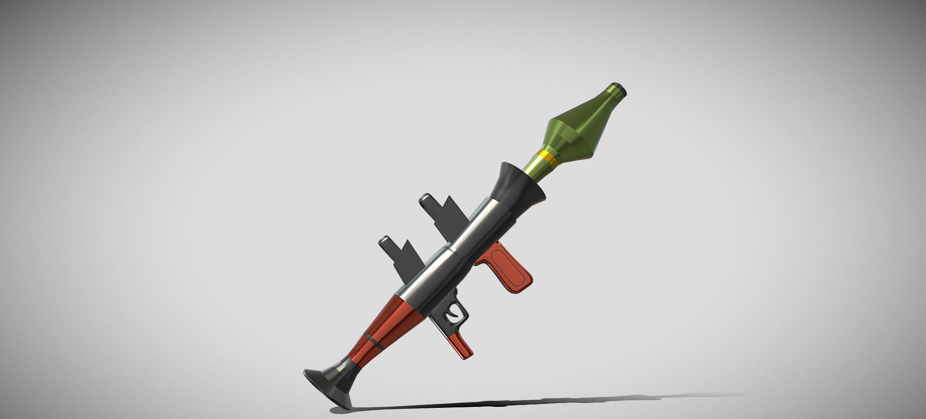 Fortnite RPG Launcher 3D model_12