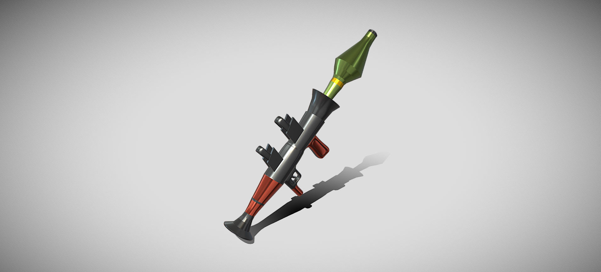 Fortnite RPG Launcher 3D model_36