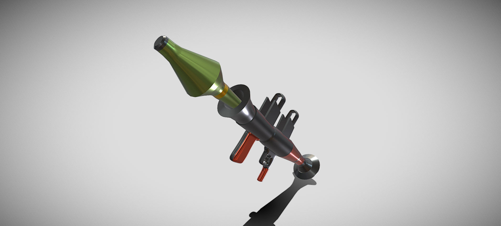 Fortnite RPG Launcher 3D model_5