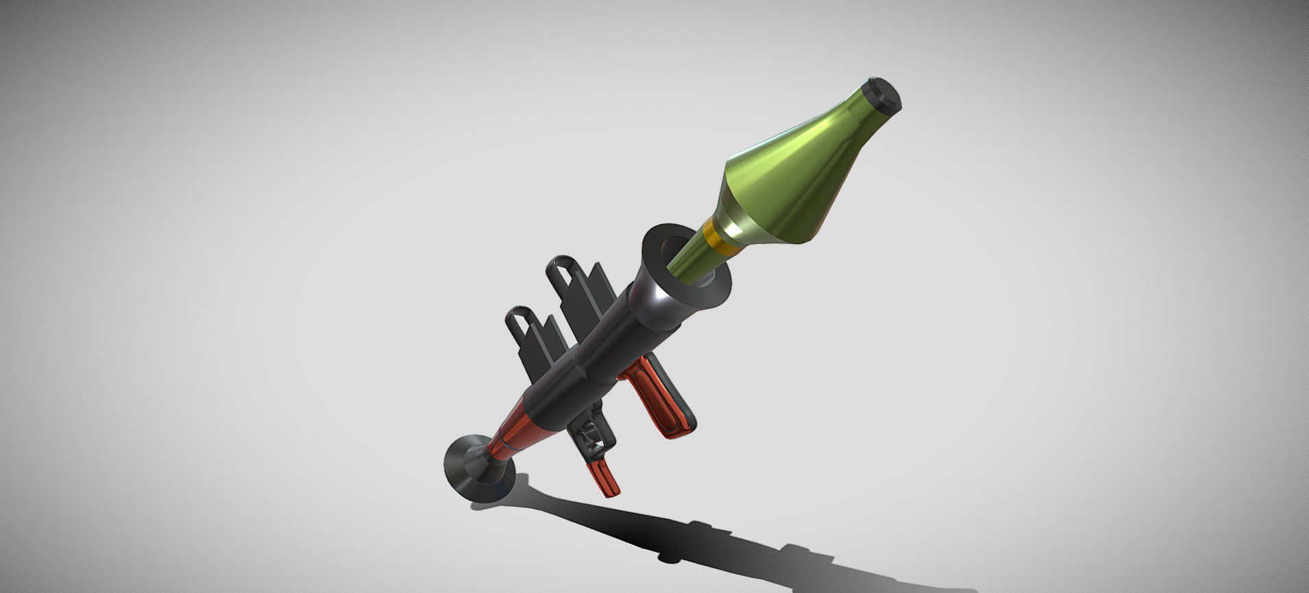 Fortnite RPG Launcher 3D model_2