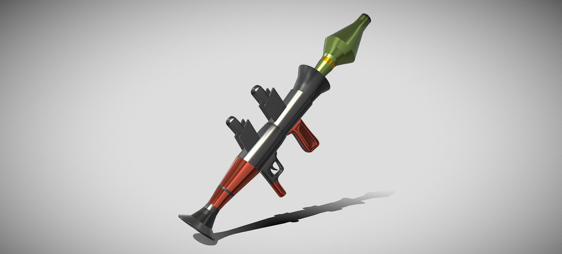 Fortnite RPG Launcher 3D model_11