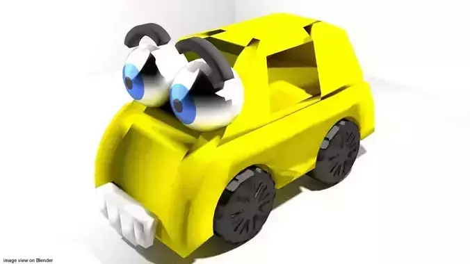 Cartoon Vehicle - Car 3D model