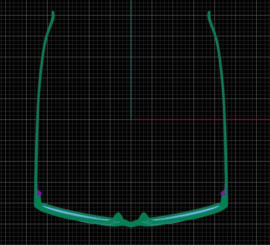 Eyeglasses for Men and Women 3D print model_5