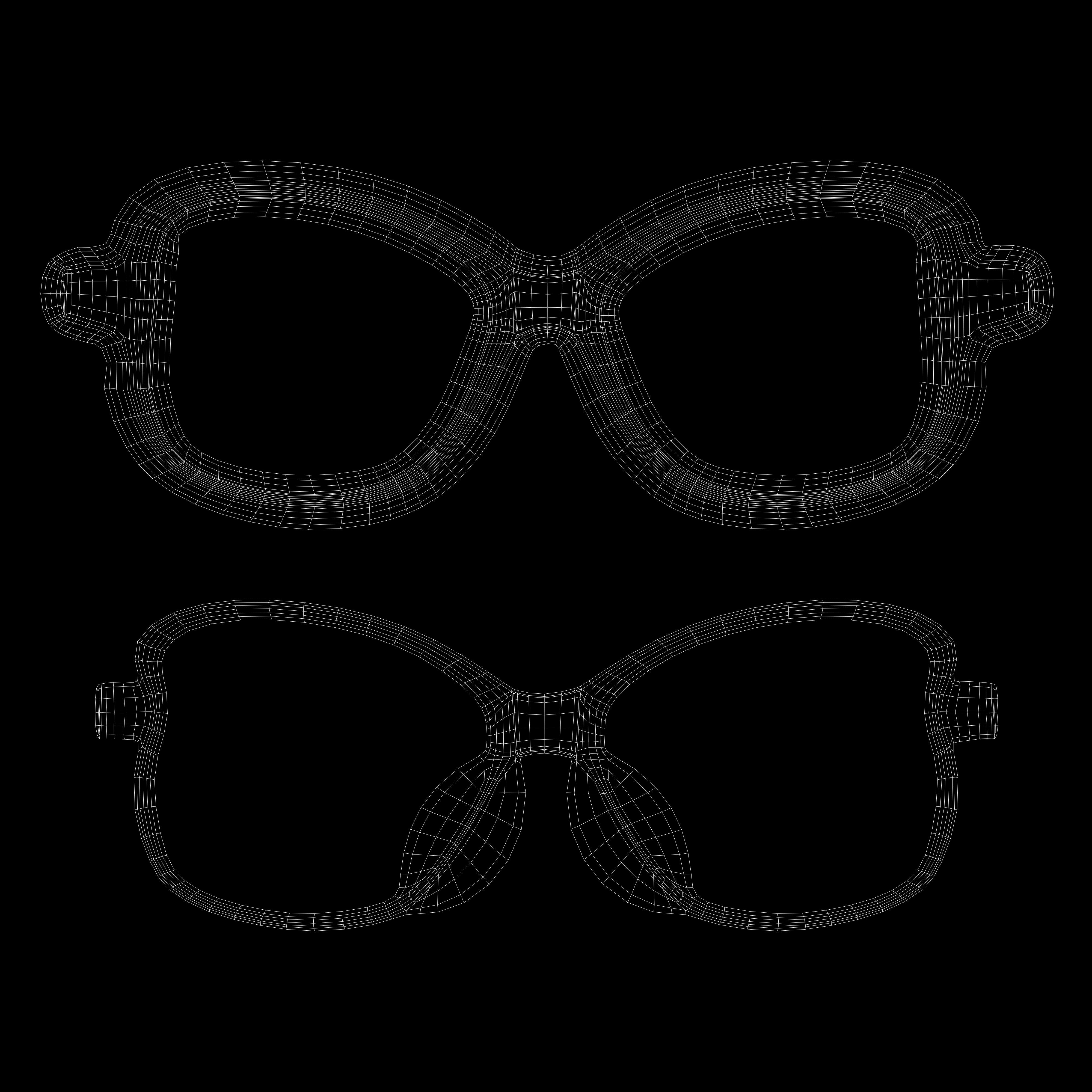 Eyeglasses for Men and Women 3D print model_9