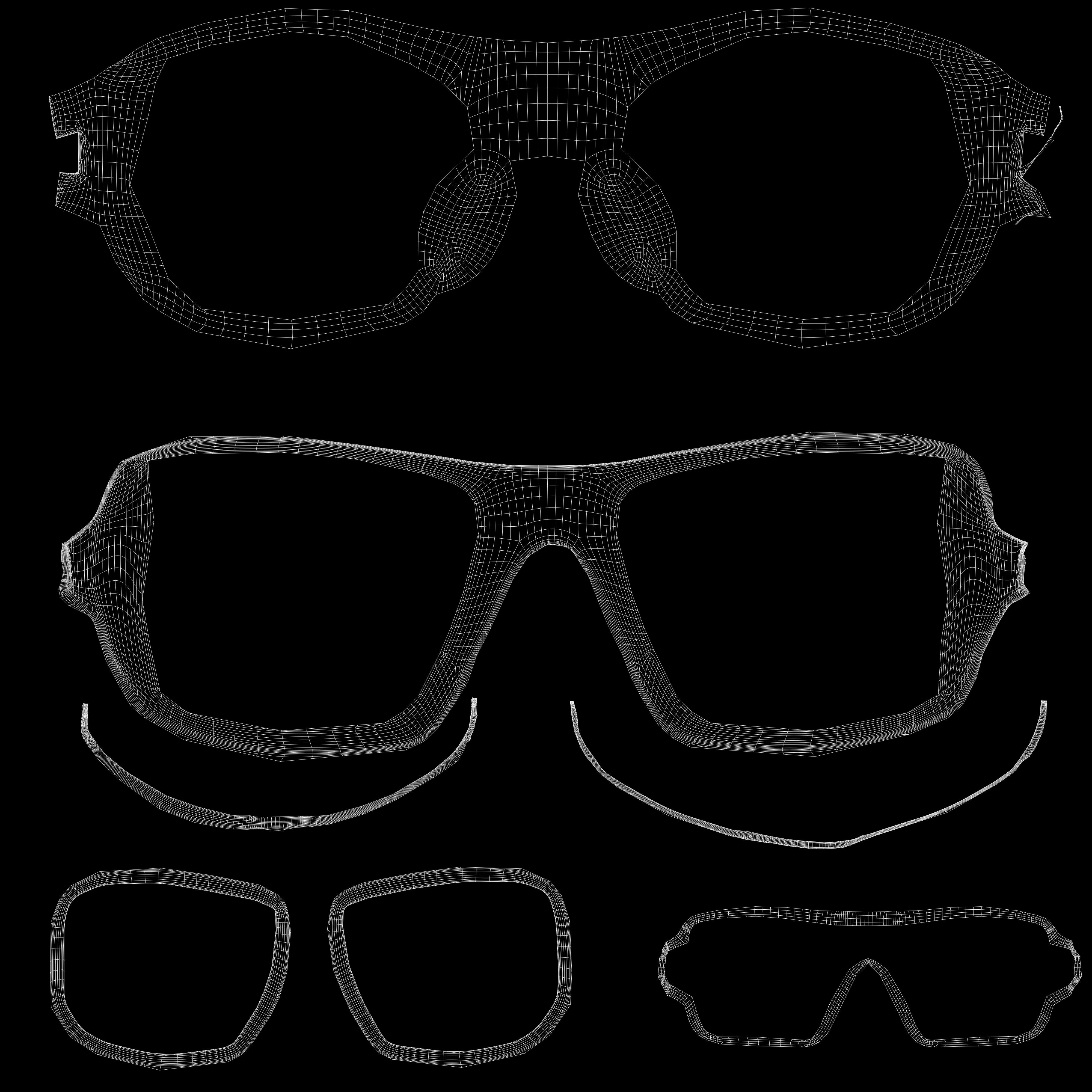 Eyeglasses for Men and Women 3D print model_6