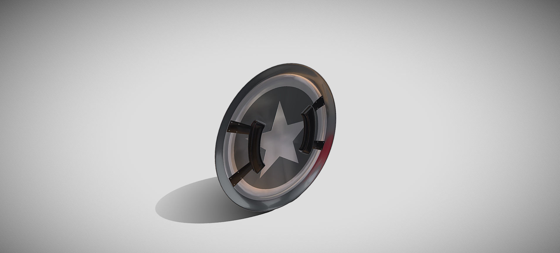 Captain America Shield 3D model_41