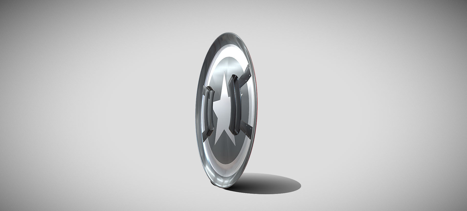 Captain America Shield 3D model_31