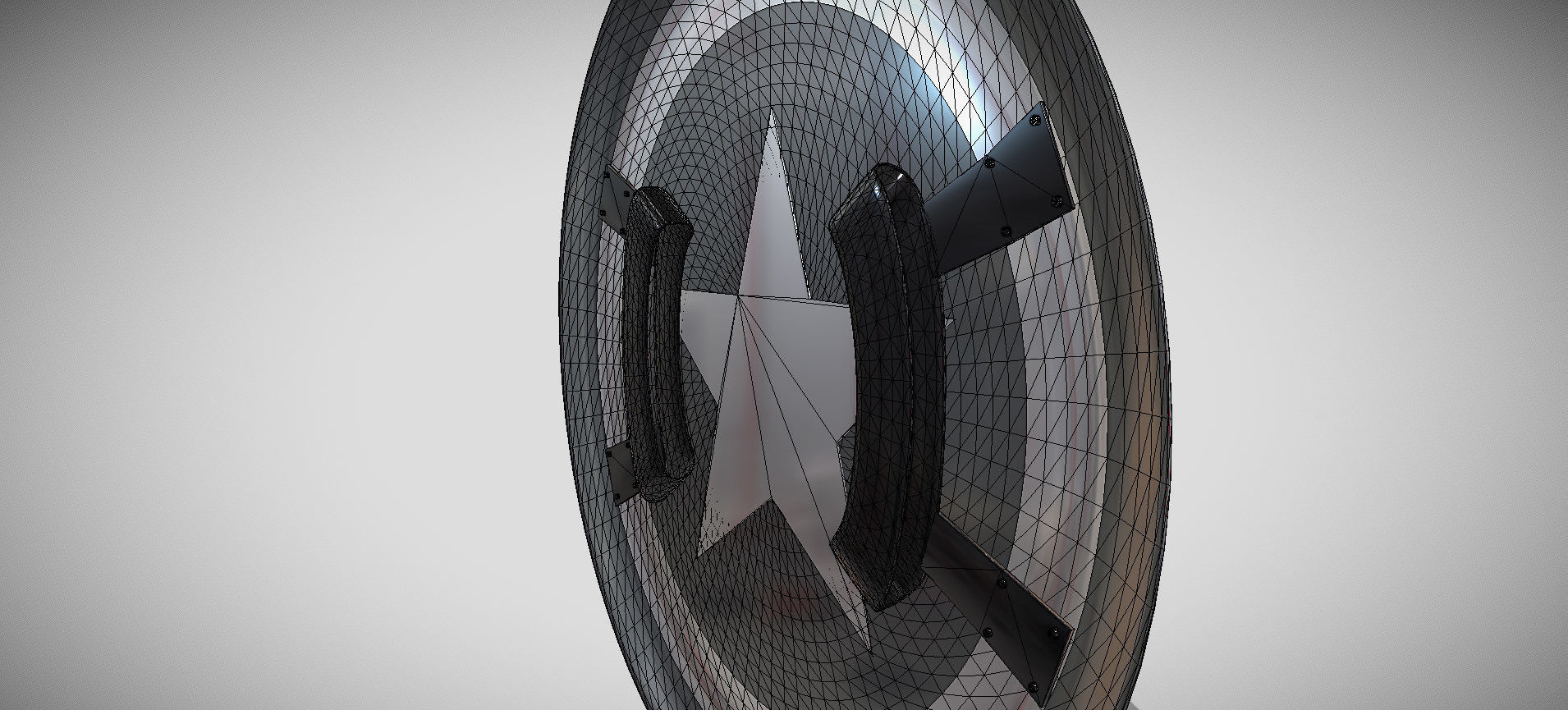 Captain America Shield 3D model_68