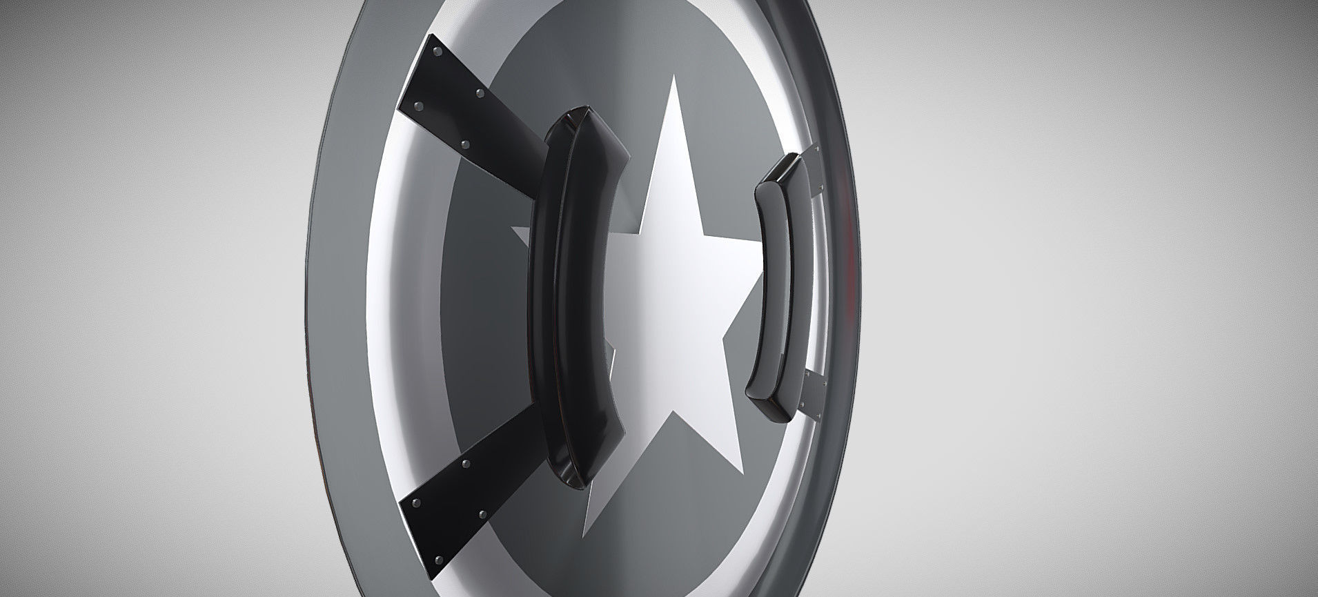 Captain America Shield 3D model_33
