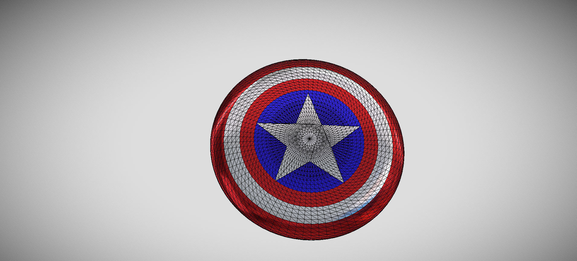 Captain America Shield 3D model_63