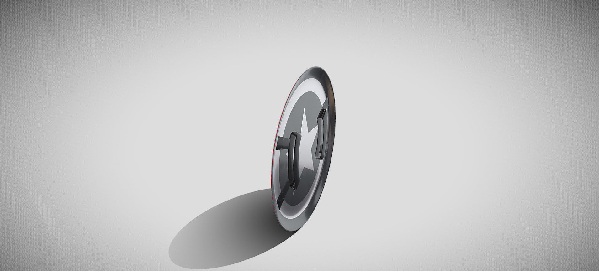 Captain America Shield 3D model_40