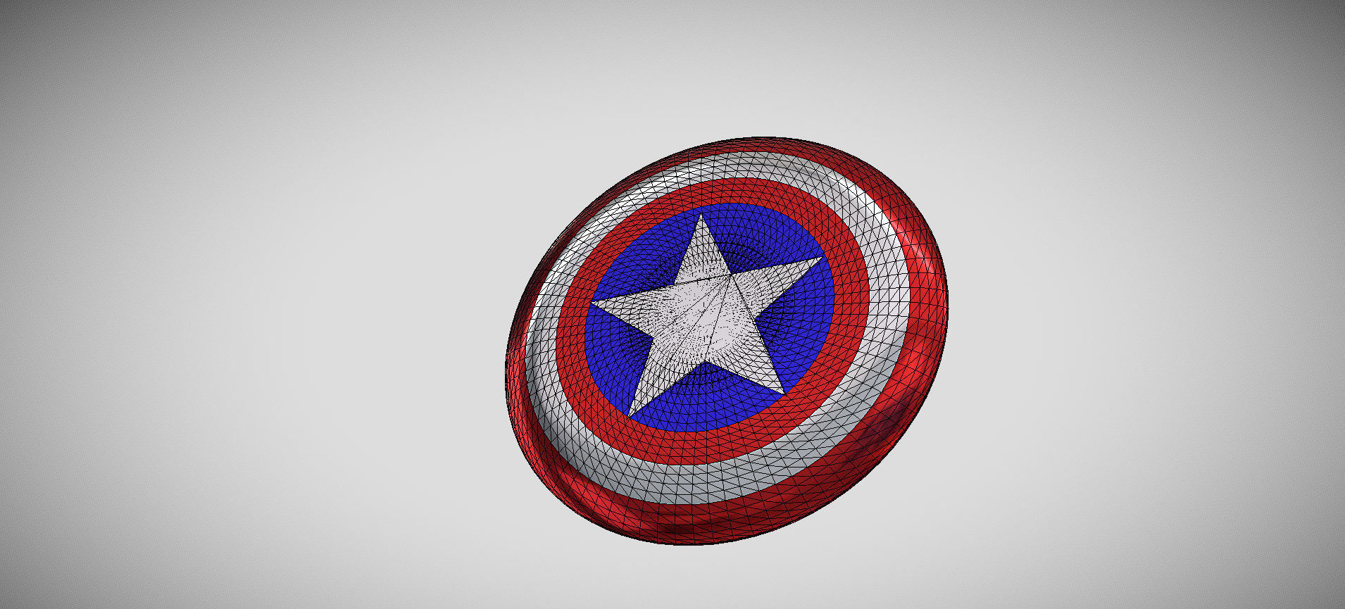 Captain America Shield 3D model_64