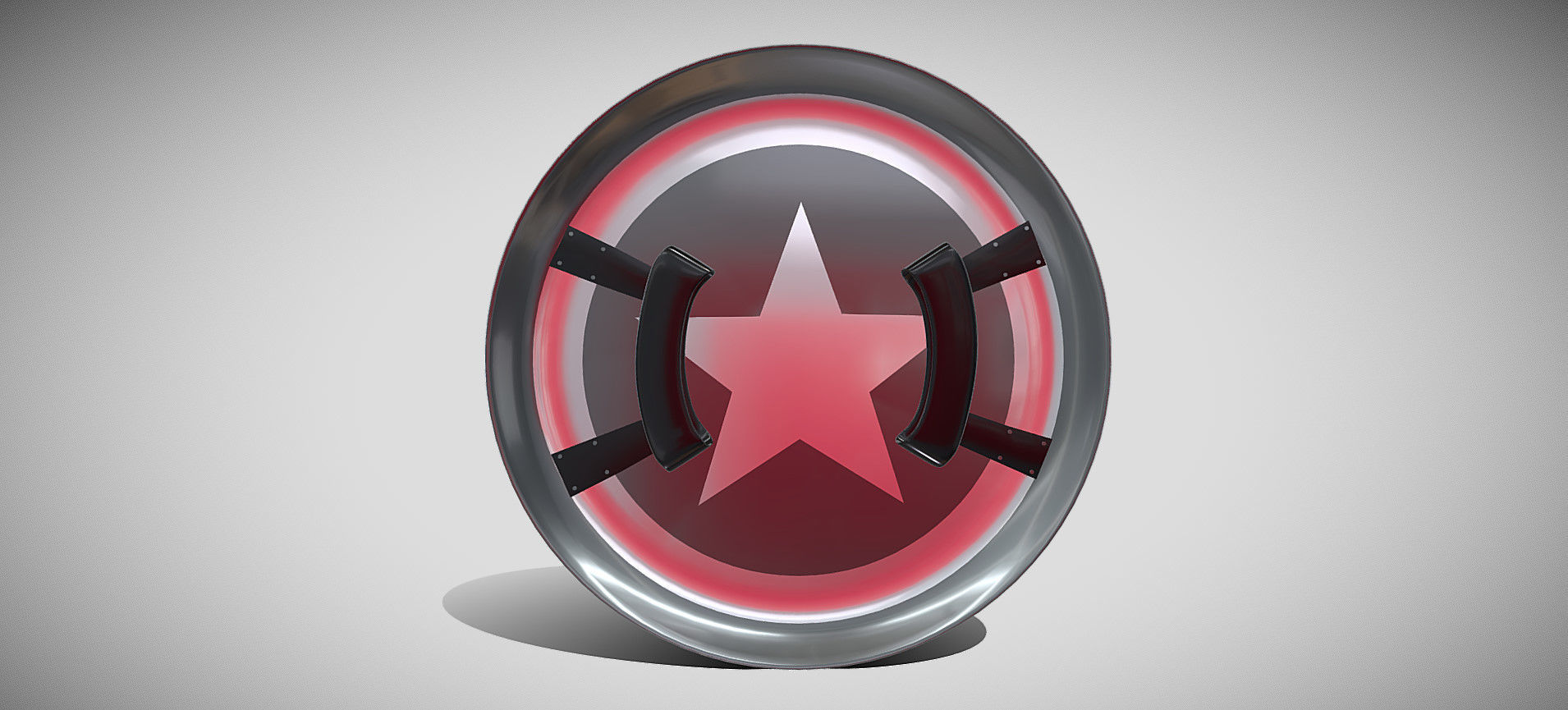 Captain America Shield 3D model_52