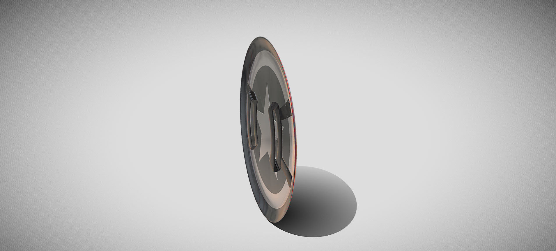 Captain America Shield 3D model_13