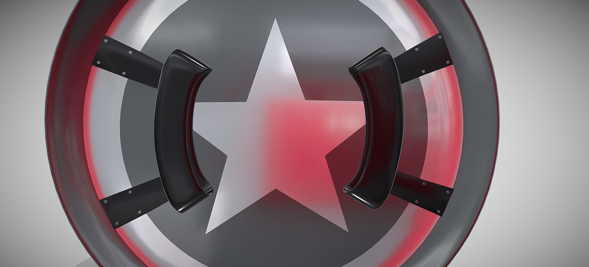 Captain America Shield 3D model_32