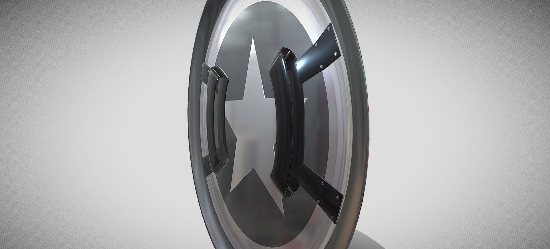 Captain America Shield 3D model_34