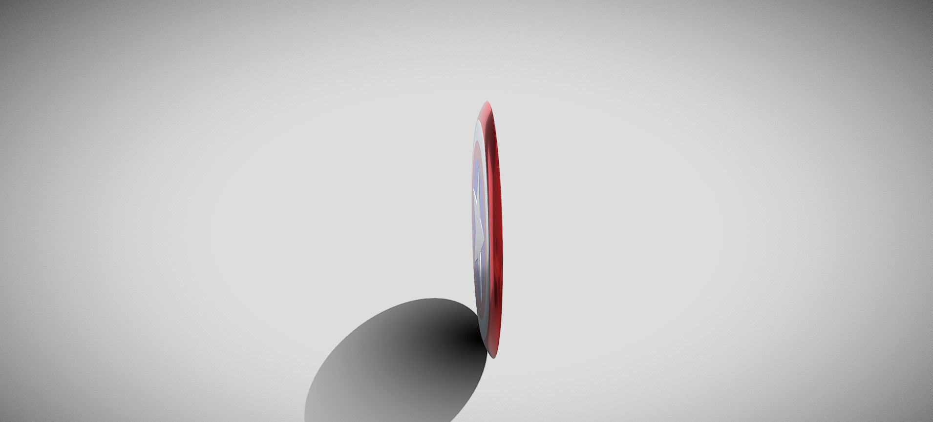 Captain America Shield 3D model_39