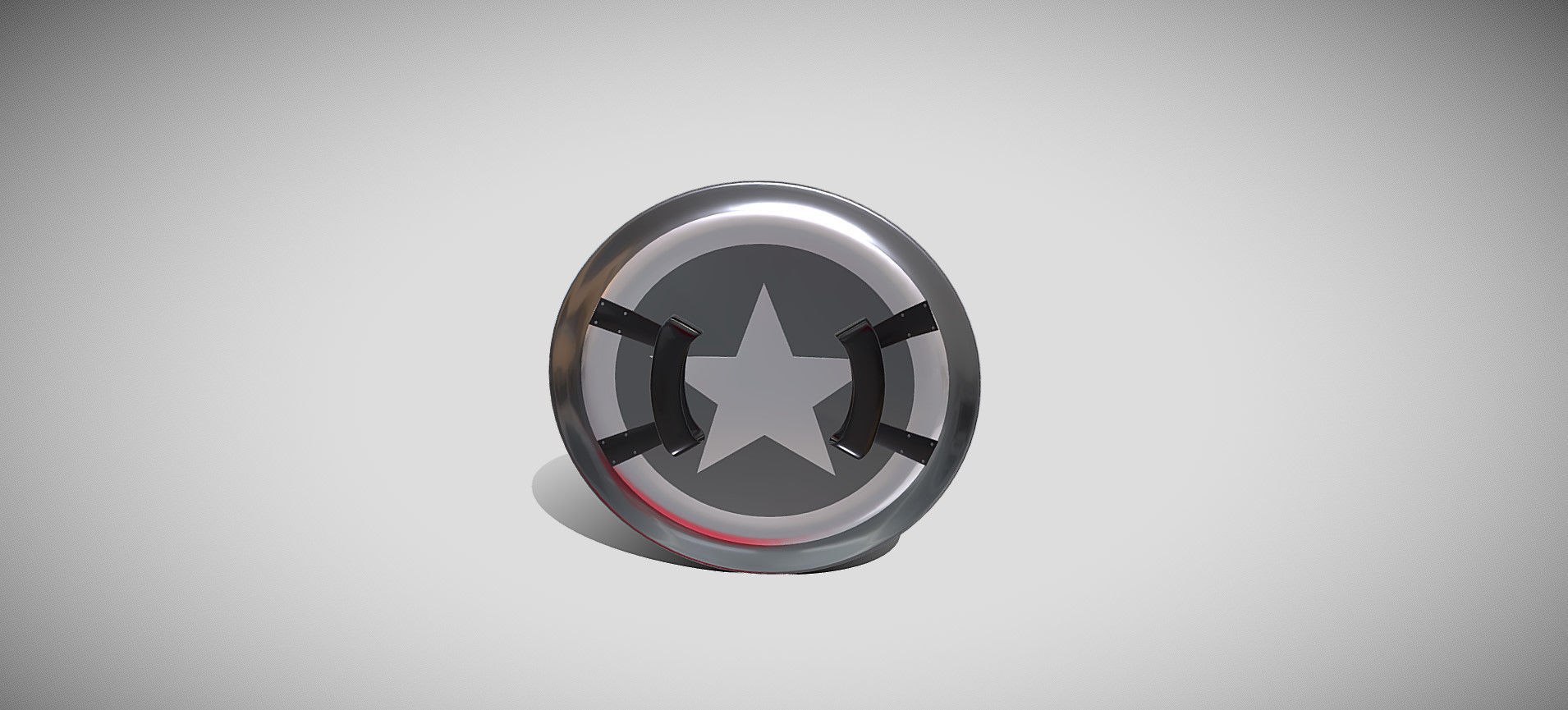 Captain America Shield 3D model_42