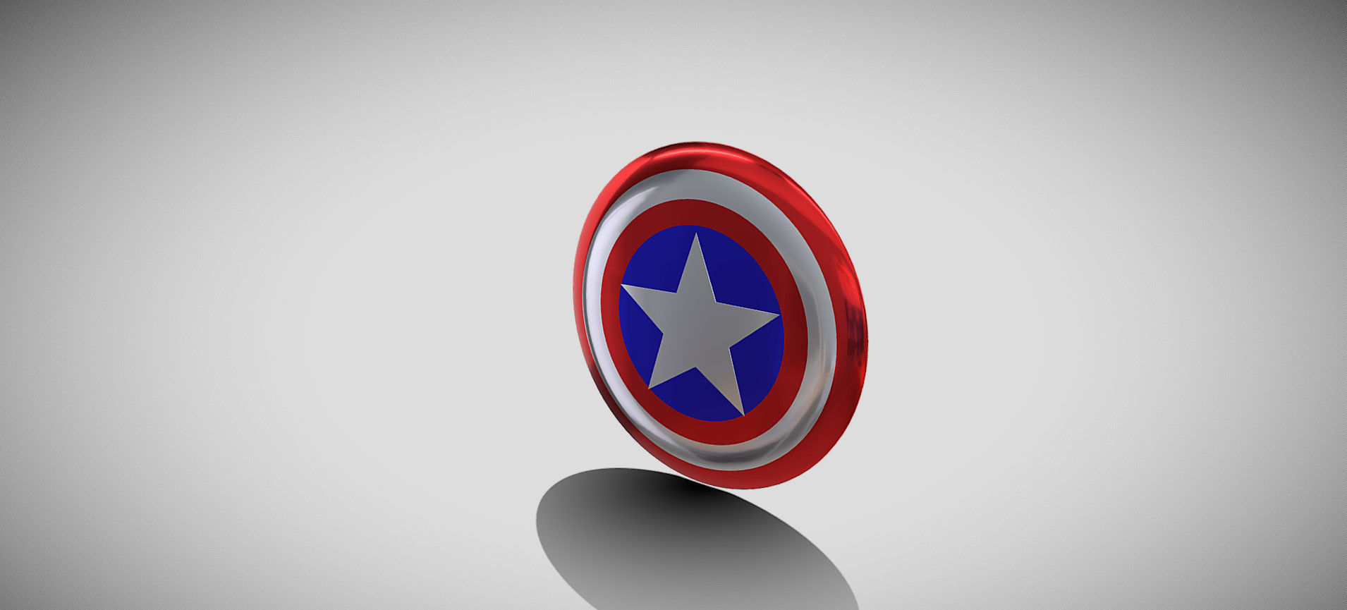 Captain America Shield 3D model_48