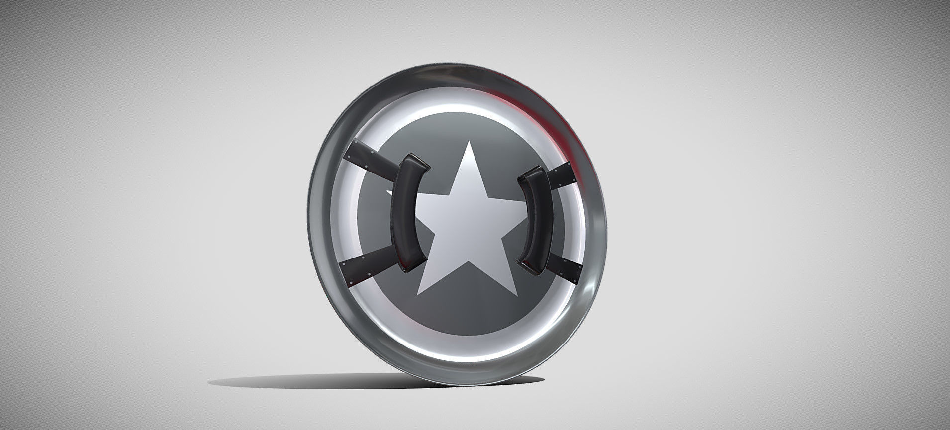 Captain America Shield 3D model_27