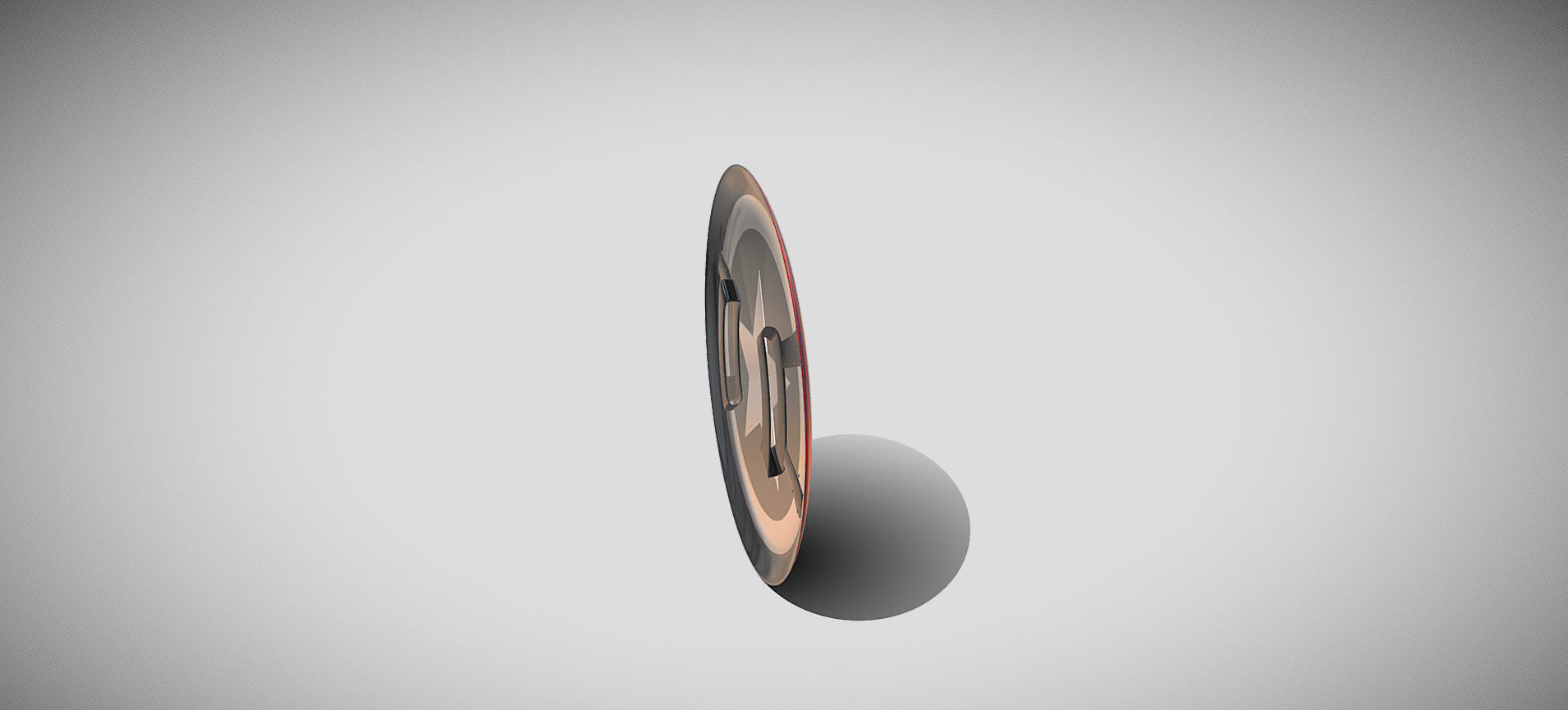 Captain America Shield 3D model_44