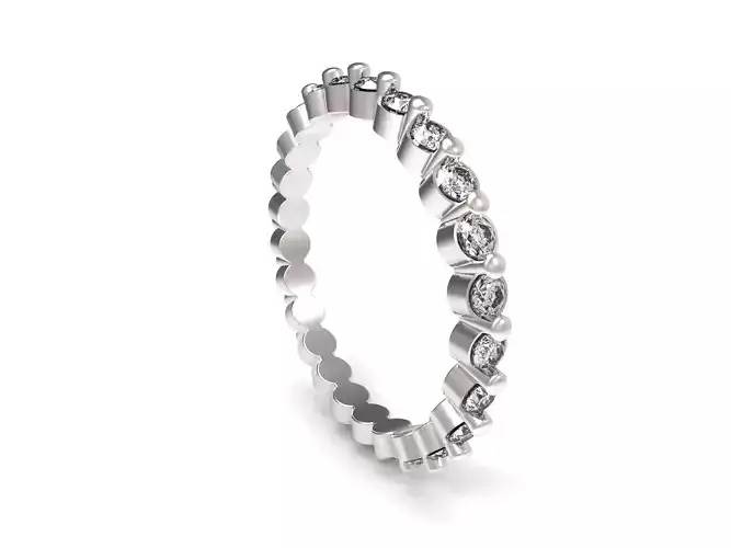 Ring Shared prong wedding