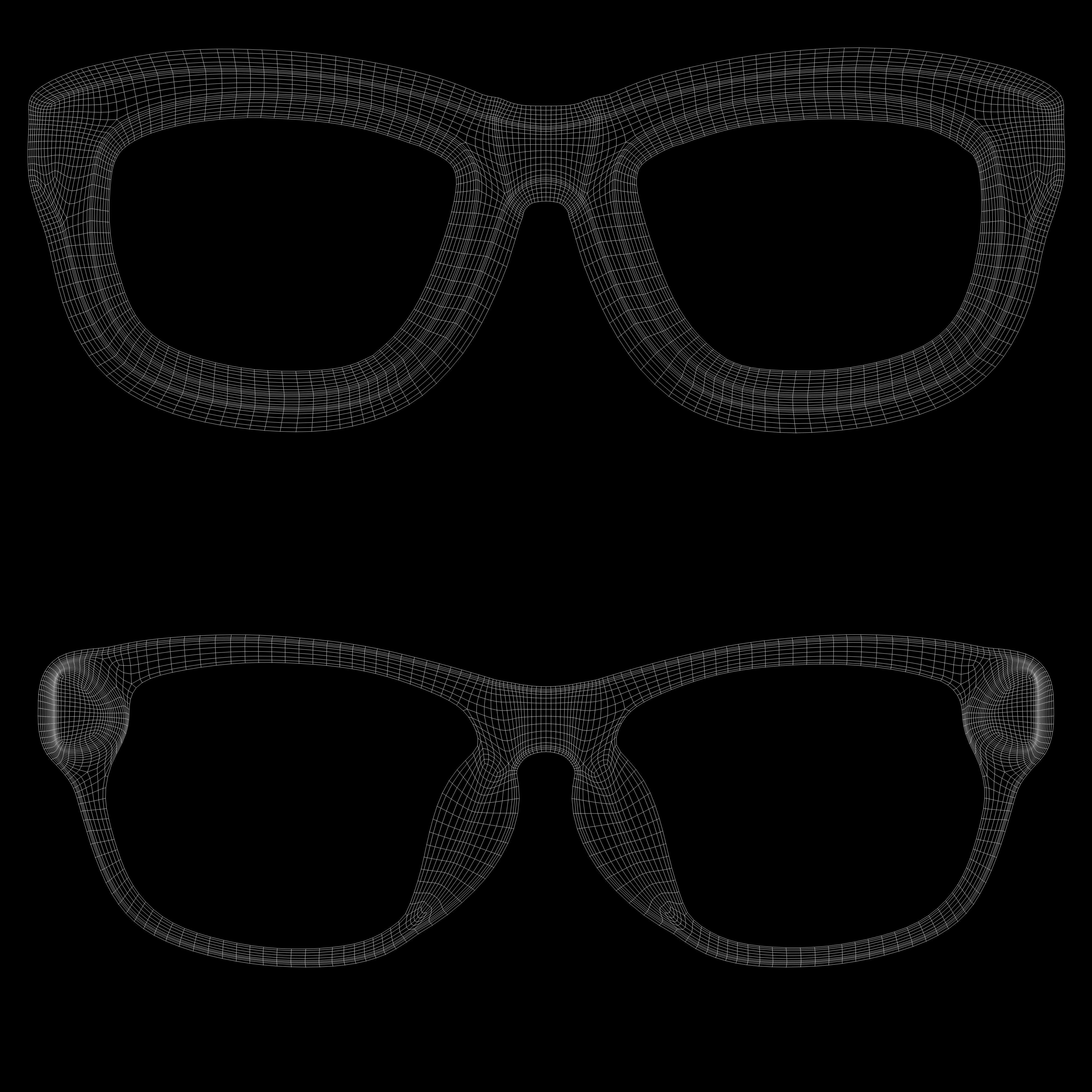 Eyeglasses for Men and Women 3D print model_12
