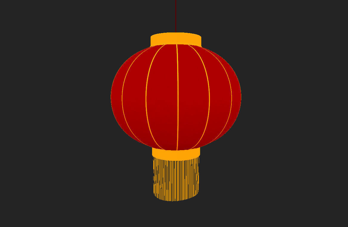 Chinese Lantern 3D model_5