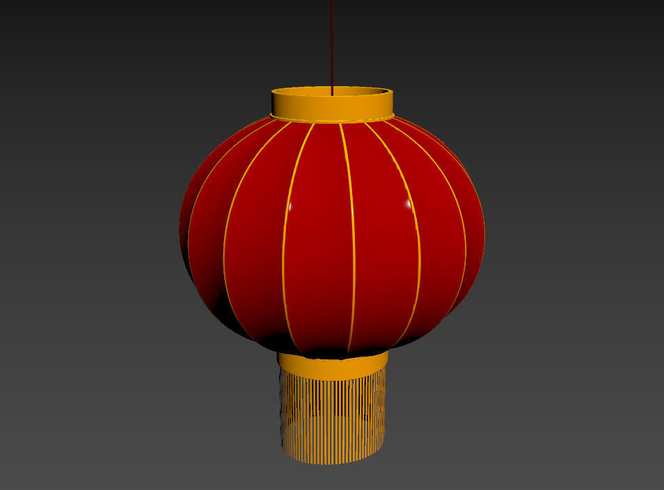 Chinese Lantern 3D model_10