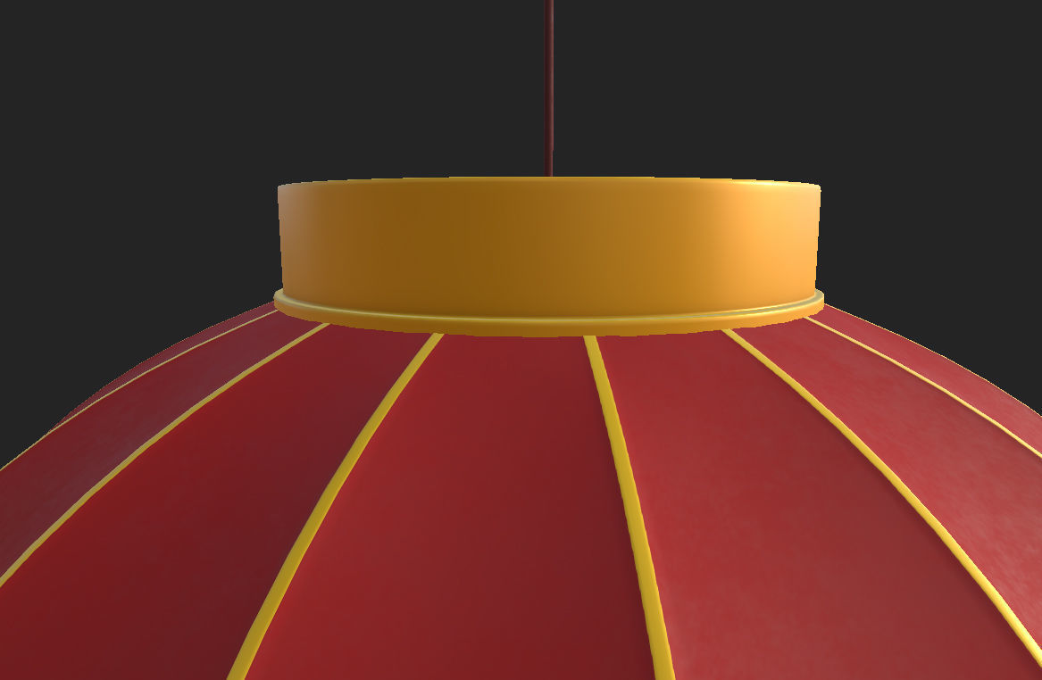 Chinese Lantern 3D model_9