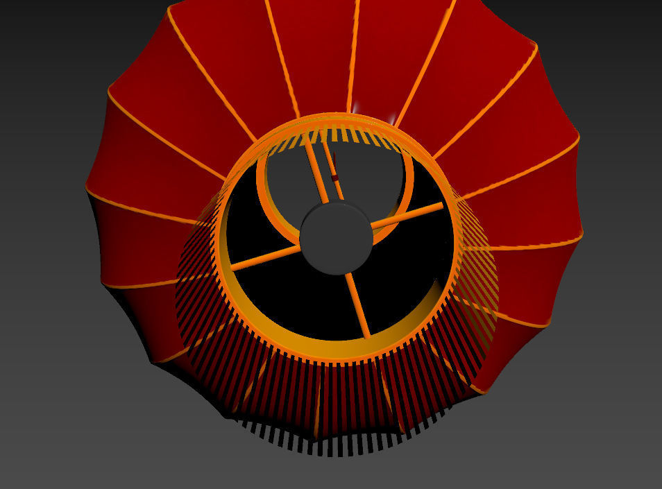 Chinese Lantern 3D model_13