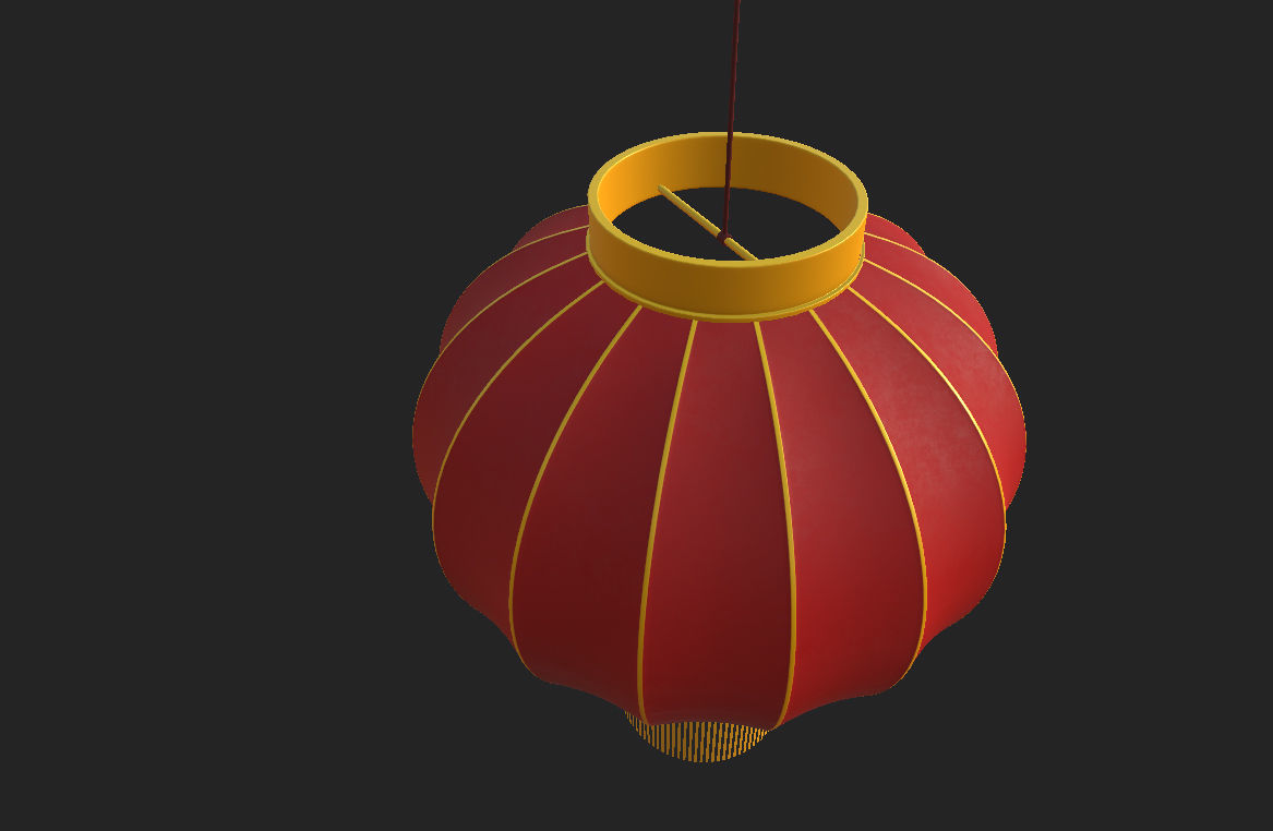 Chinese Lantern 3D model_6