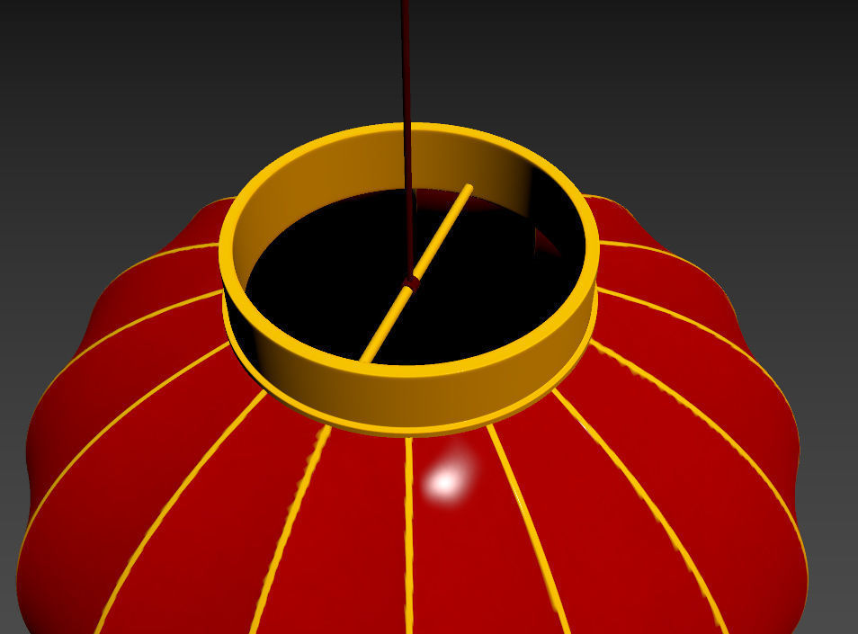 Chinese Lantern 3D model_12