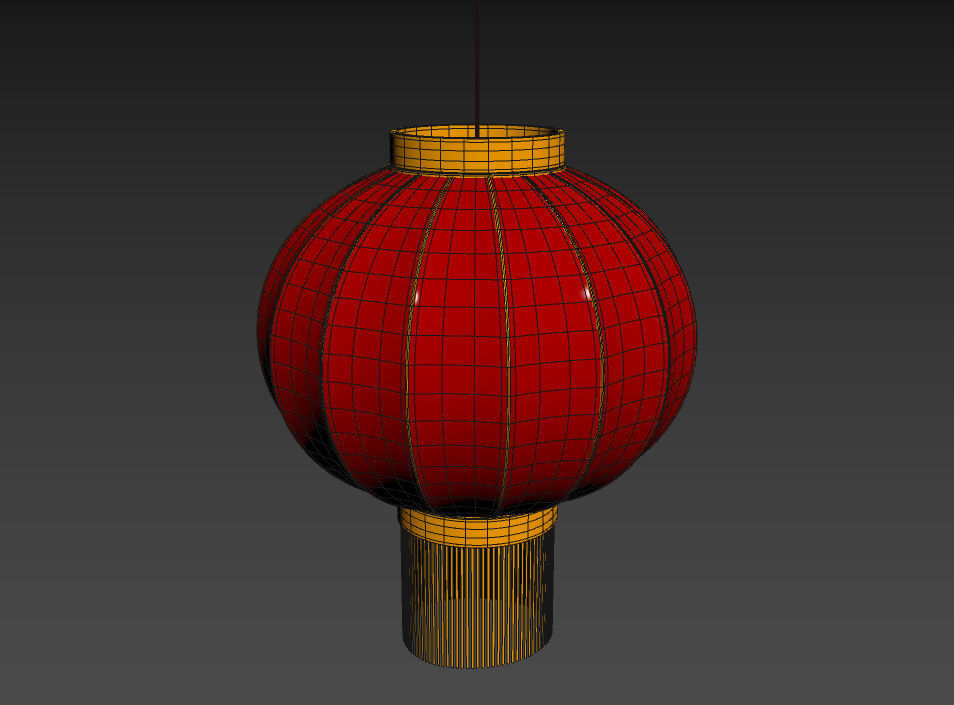 Chinese Lantern 3D model_11