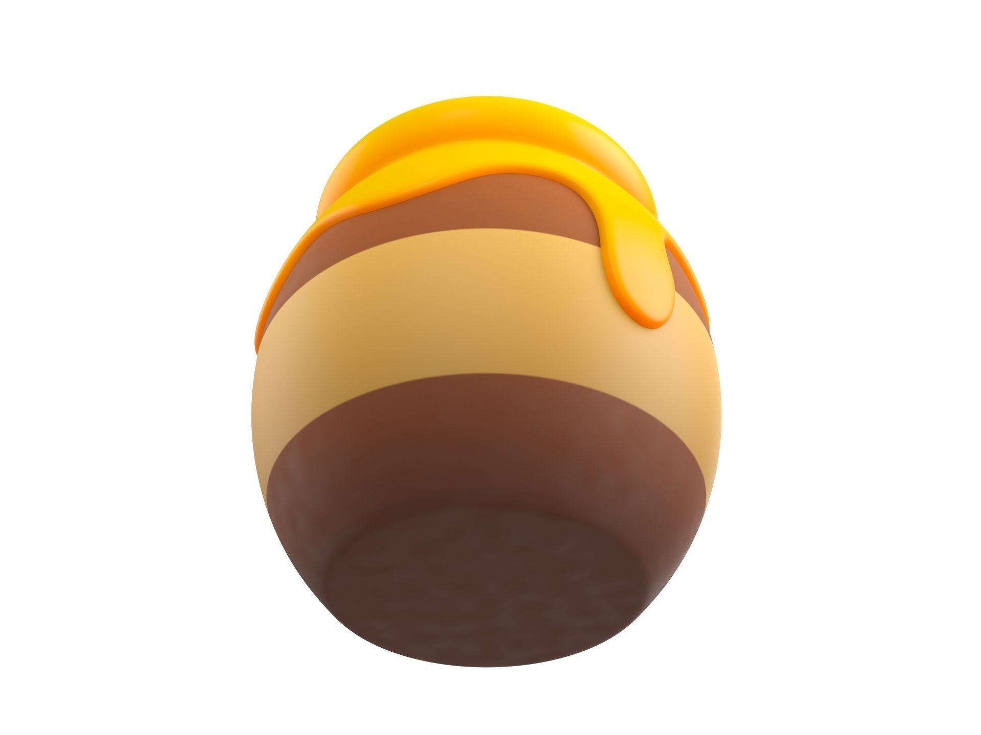 Honey Jar 3D model_3