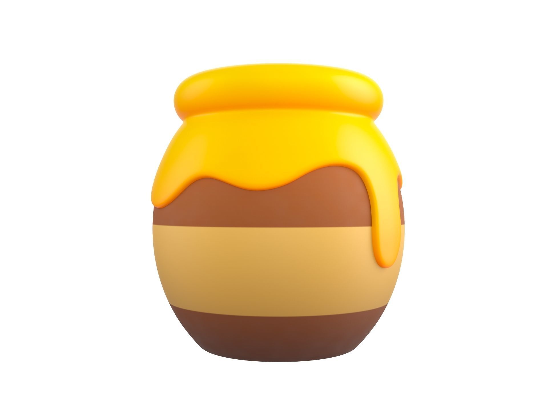 Honey Jar 3D model_1