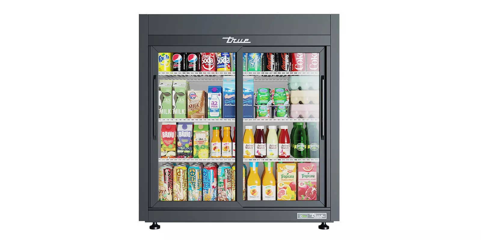 True  Countertop Refrigerator 3D model_0