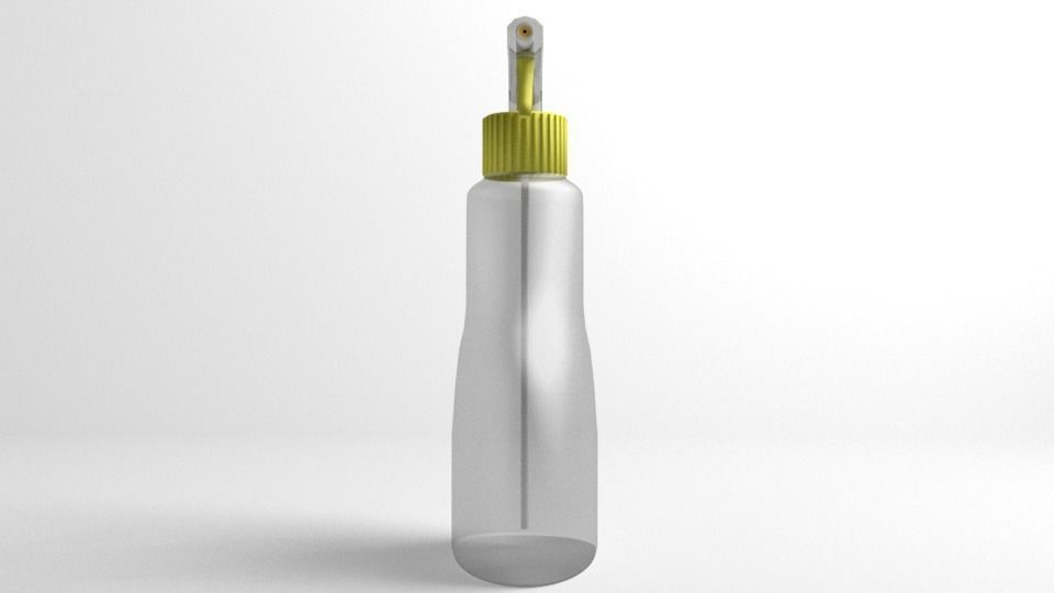 Bottle Trigger Sprayer 2 3D model_1