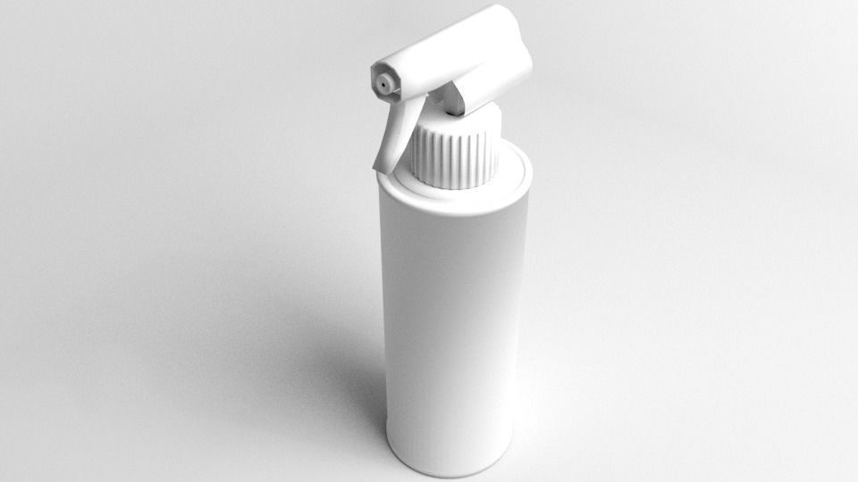 Bottle Trigger Sprayer 5 3D model_4
