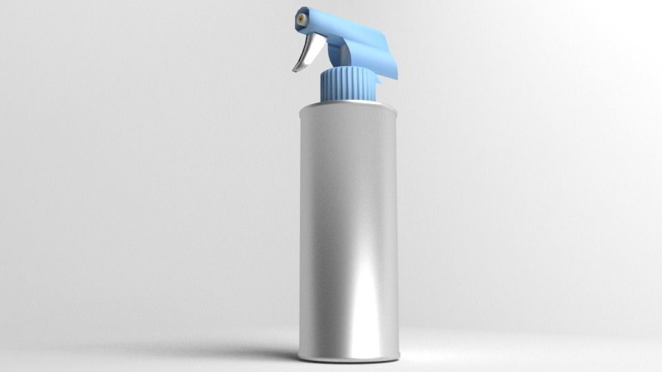Bottle Trigger Sprayer 5 3D model_3