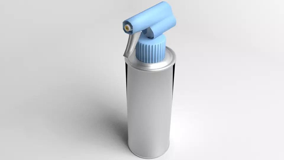Bottle Trigger Sprayer 5 3D model_0