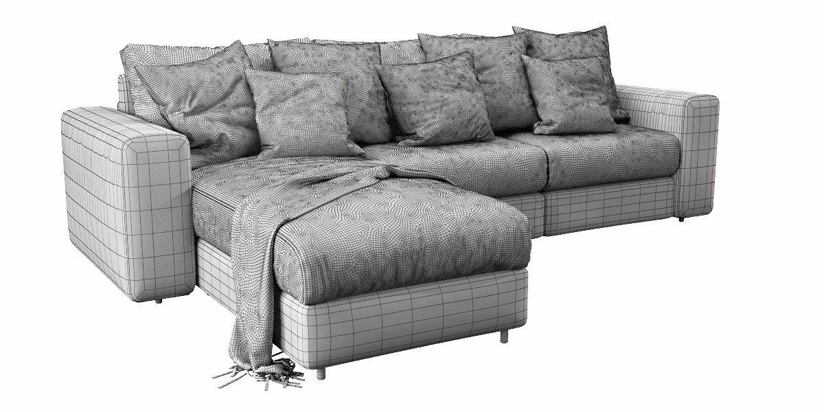 Ditre Italia Freedom Chaise Lounge 3D model CGTrader