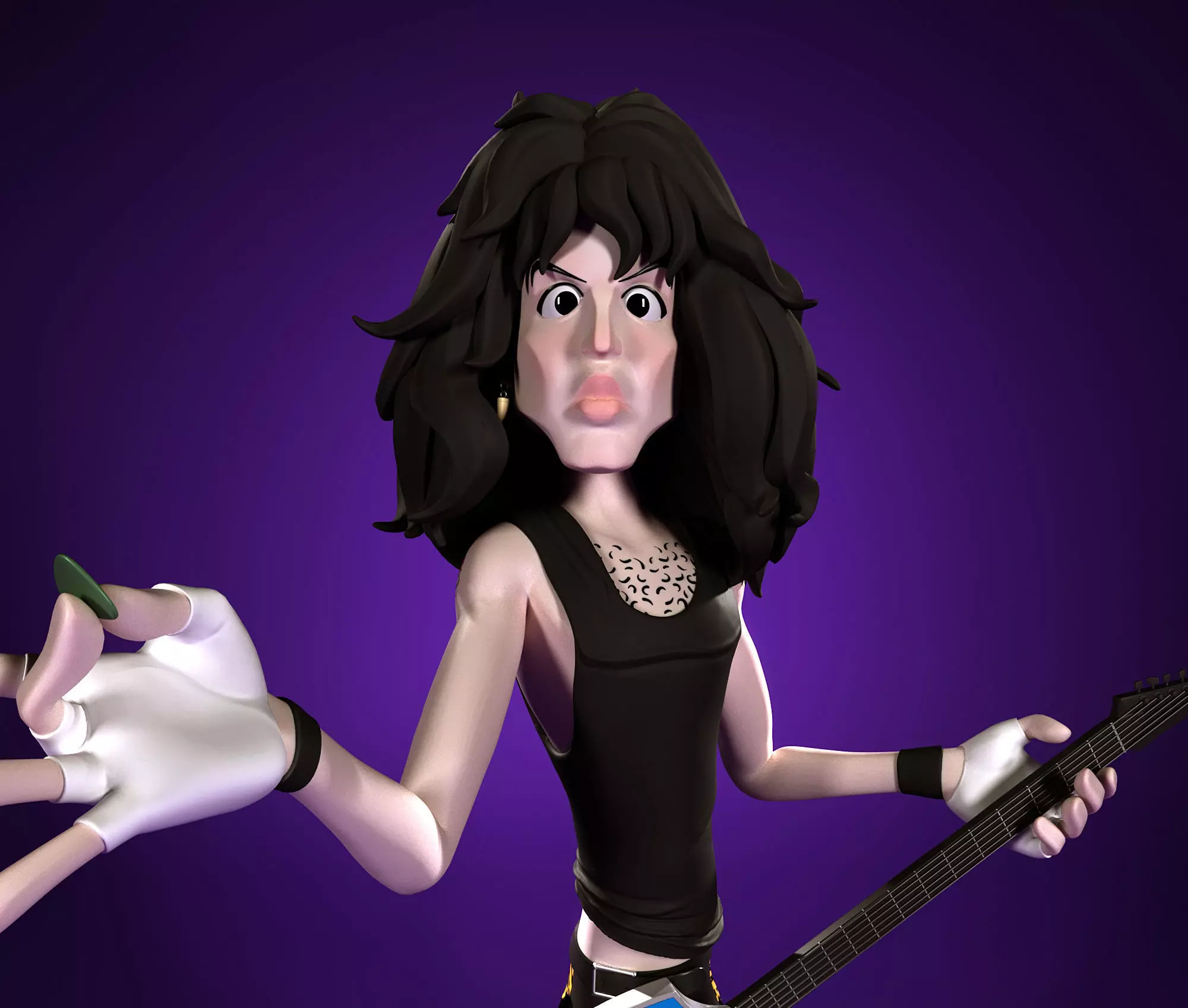 Paul Stanley - KISS 3D print model