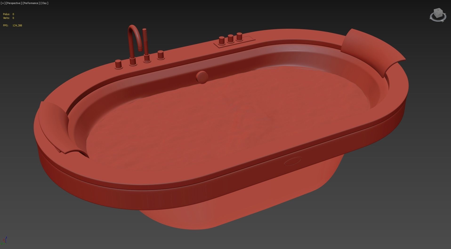 Jacuzzi Opalia Wood 3D model_7