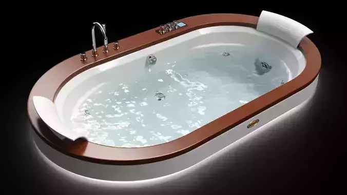 Jacuzzi Opalia Wood 3D model