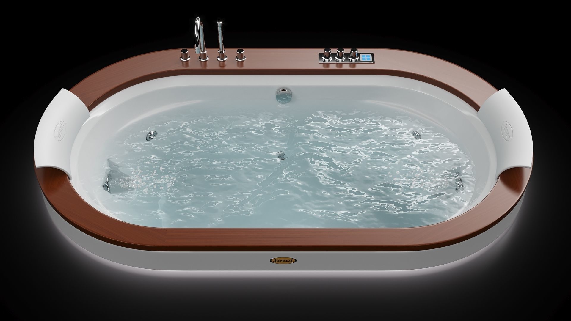 Jacuzzi Opalia Wood 3D model_2