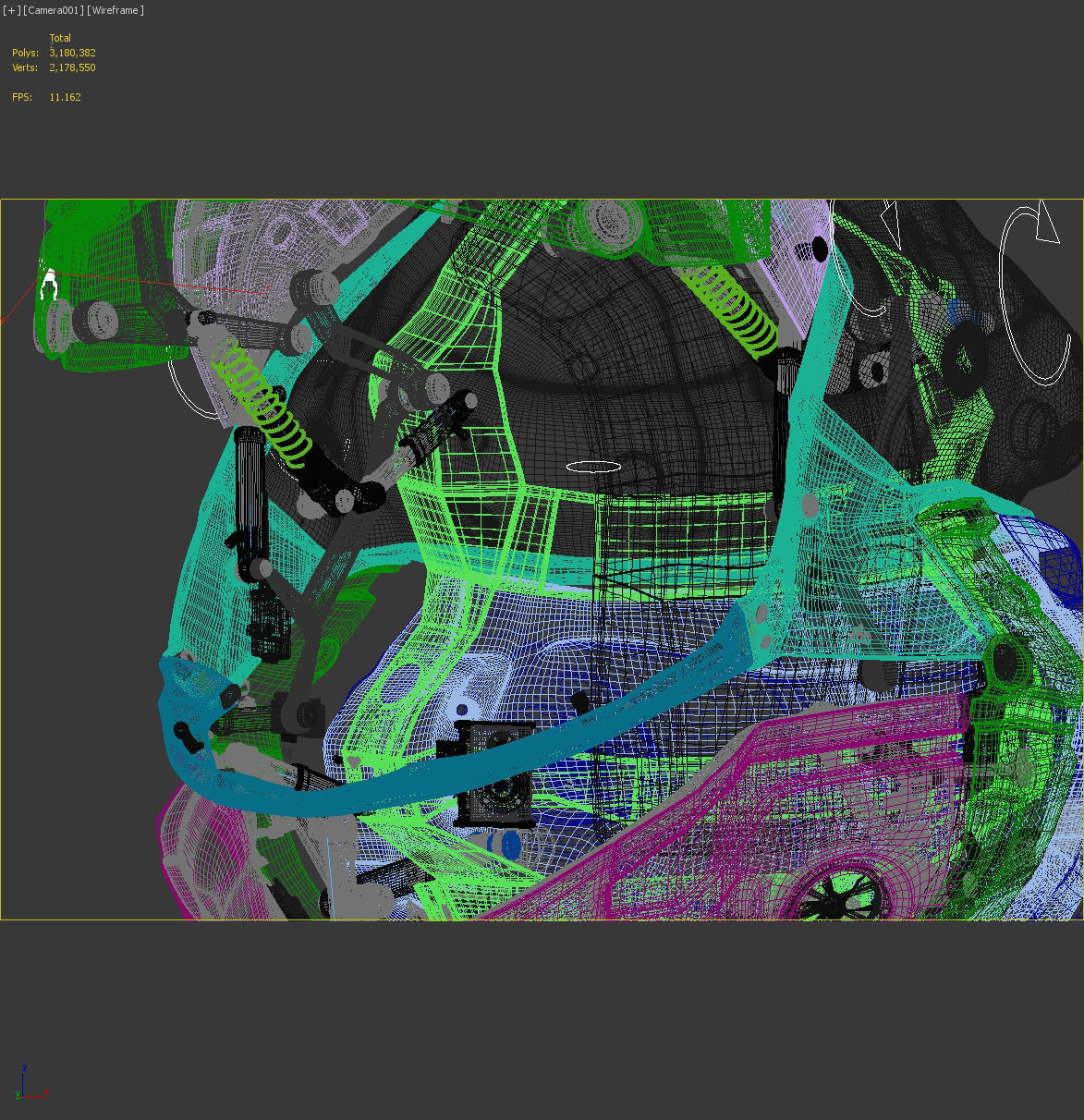 Helmet futuristic 3D model_54