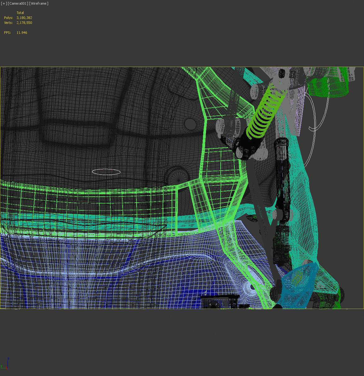 Helmet futuristic 3D model_58