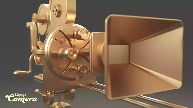 Vintage Camera High detailed 3D Model